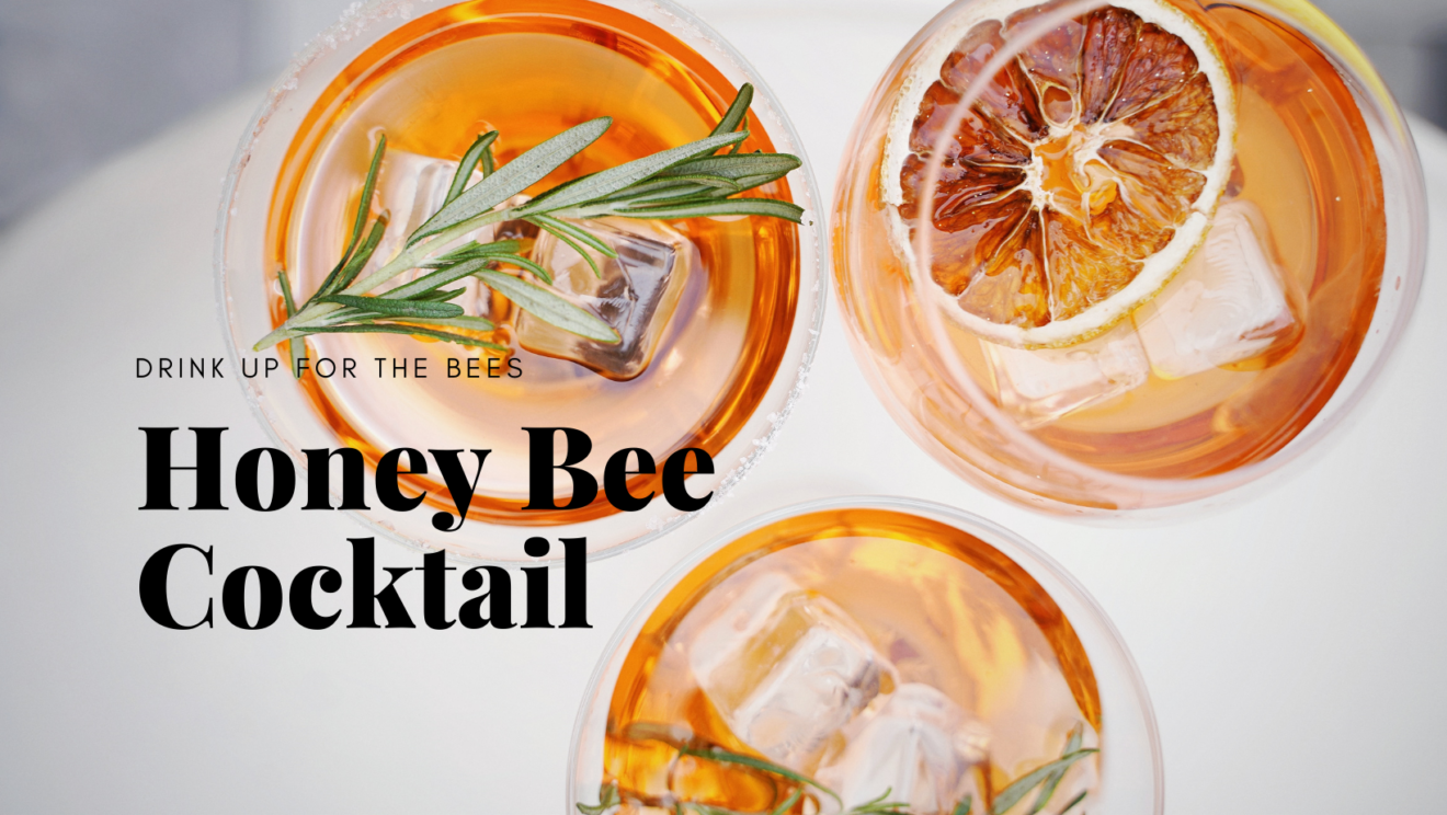 Spring and its busy pollinators with our Honey Bee Cocktail