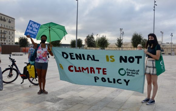The climate crisis is here: time for a fossil free future for Malta!