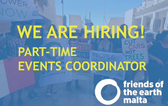 FoEM_Vacancy_Events CALL CLOSED – Event Coordinator (part-time) – Climate campaign (Ref: 2022-02)