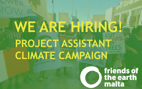 FoEM_Vacancy_Project CALL CLOSED – Project Assistant – Climate campaign (Ref: 2022-01)