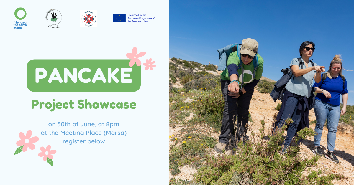 PANCAKE Project Showcase Friends Of the Earth Malta